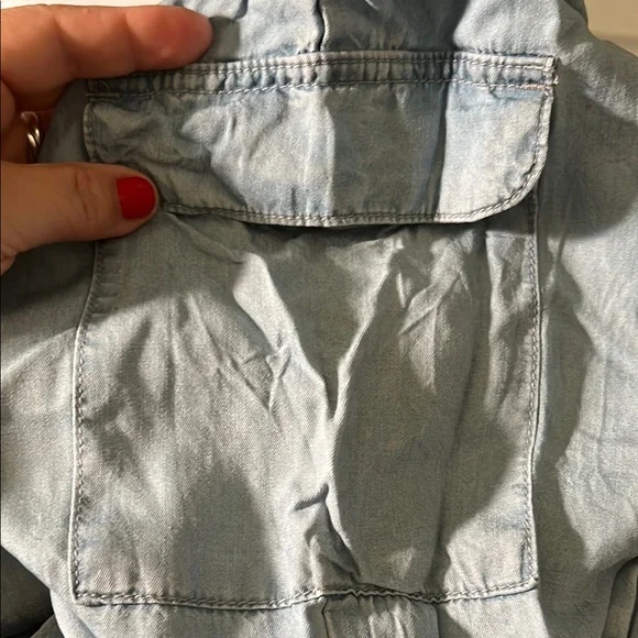 Indigo Rising Chambray Denim Joggers - Picture 7 of 13